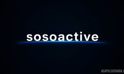 Illustration showing the word sosoactive with social media icons, representing moderate online activity and casual digital engagement.